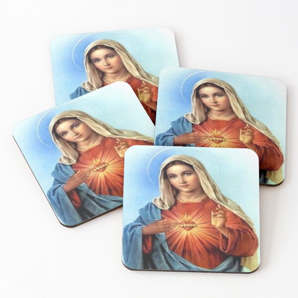 Item preview, virgen maria sagrado corazon designed and sold by pksart1.