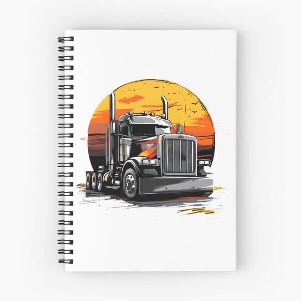 Item preview, Classic Peterbilt Truck Illustration Design for Trucking Enthusiasts designed and sold by matrixyt.