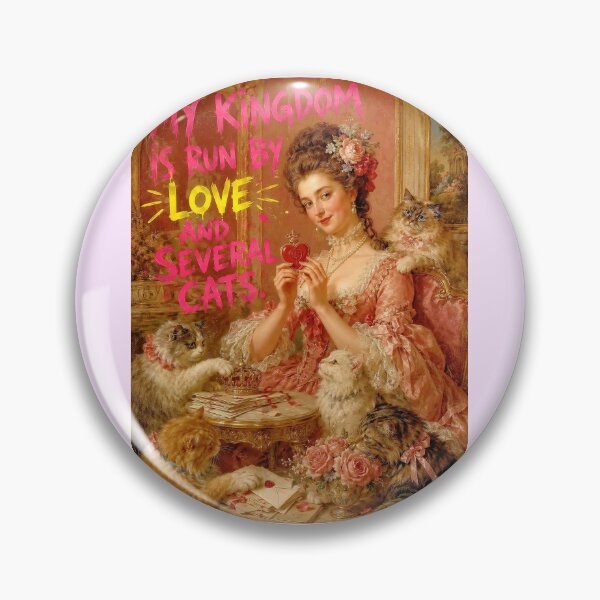 Item preview, Rococo Princess with Cats and Love Quote designed and sold by Fairytale Emporium.