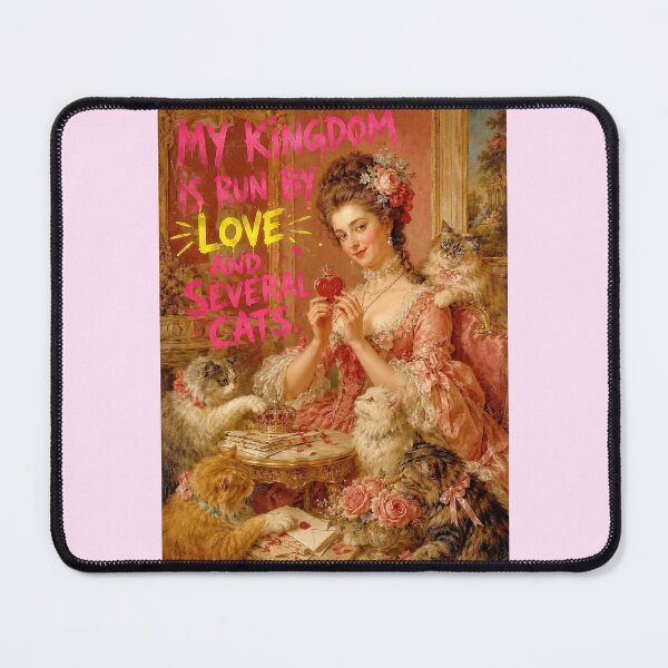 Item preview, Rococo Princess with Cats and Love Quote designed and sold by Fairytale Emporium.
