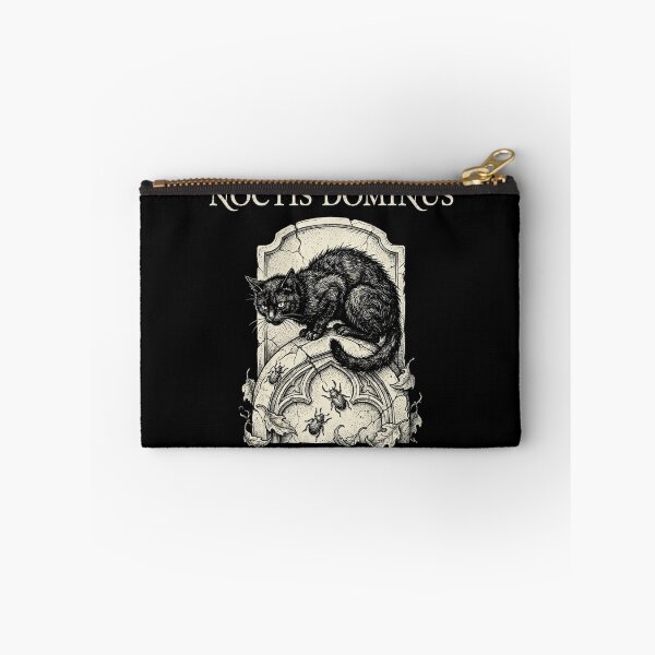Item preview, Noctis Dominus Black Cat Gothic Headstone Engraving Dark Academia Shirt designed and sold by TeNovaStudio ⭐⭐⭐⭐⭐.