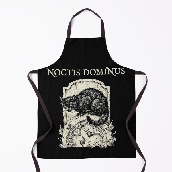 Item preview, Noctis Dominus Black Cat Gothic Headstone Engraving Dark Academia Shirt designed and sold by TeNovaStudio.