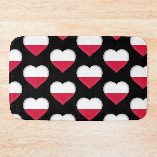 Item preview, Polish Flag Heart 3D Poland Love Gift Design designed and sold by YAZ.