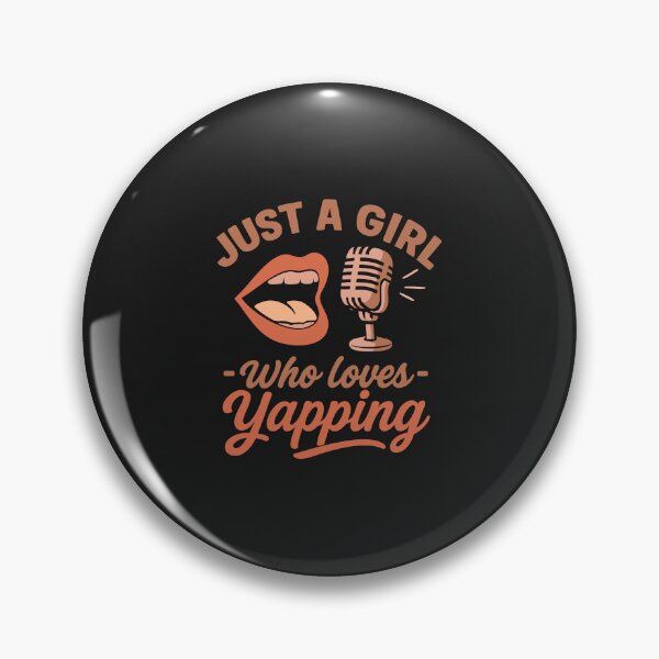 Item preview, Talkative - Just a Girl Who Loves Yapping designed and sold by Artful Paws.