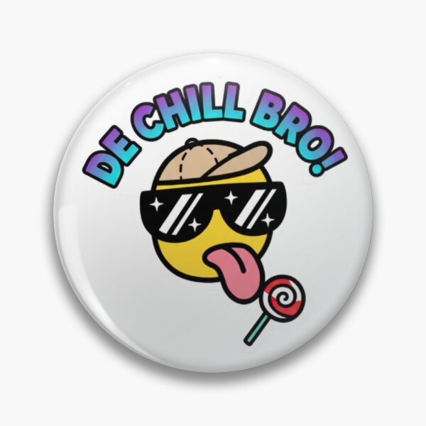 Item preview, Funny Chill Bro Meme Sticker Design designed and sold by lumasshop.