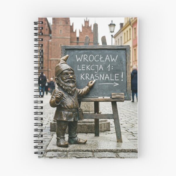 Item preview, Chalkboard Teacher Gnome Art Print – Cheerful Teacher Gift, Poland Travel Decor designed and sold by Purrfecta.