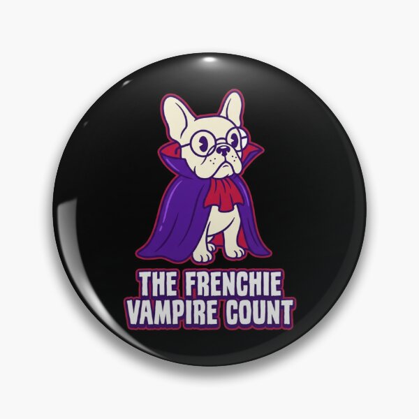Item preview, The Frenchie Vampire Count Retro French Bulldog Dracula Halloween Dog Shirt designed and sold by TeNovaStudio ⭐⭐⭐⭐⭐.