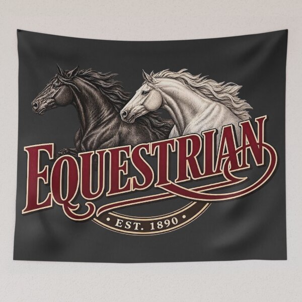 Artikelvorschau, Vintage Equestrian – Schlagende Herzen für Pferde EST. 1871 entworfen und verkauft von thirtyonestars.