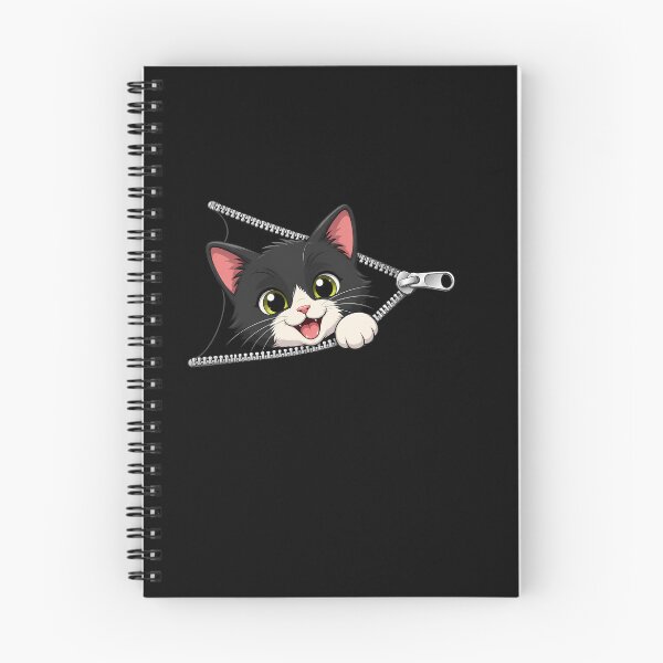 Item preview, Cute Kitten Peeking Zipper Cat Face designed and sold by M555888.