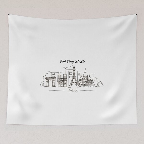 Item preview, Paris Bid Day Theme designed and sold by alexkazz.