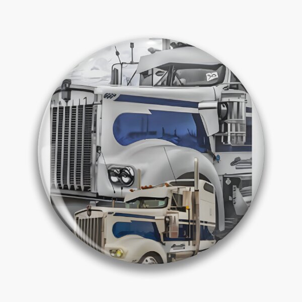 Item preview, Kenworth Truck Double Exposure Art with Scenic Landscape Design designed and sold by matrixyt.