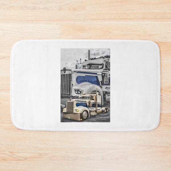 Item preview, Kenworth Truck Double Exposure Art with Scenic Landscape Design designed and sold by matrixyt.