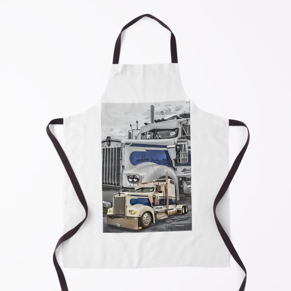 Item preview, Kenworth Truck Double Exposure Art with Scenic Landscape Design designed and sold by matrixyt.