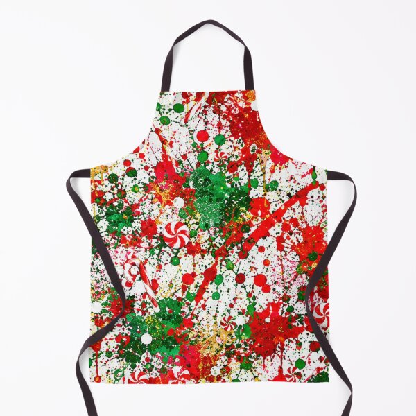 Item preview, Holiday Peppermint Splatter Mixed Media Art designed and sold by THE SPLATTERED HAUS BY SAGE BANKS.