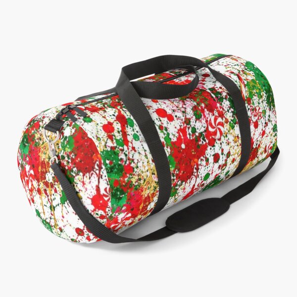 Item preview, Holiday Peppermint Splatter Mixed Media Art designed and sold by THE SPLATTERED HAUS BY SAGE BANKS.