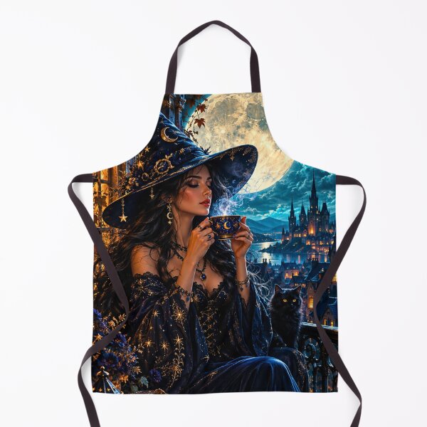 Item preview, Moonlit Witch Tea designed and sold by Gold&pixels.