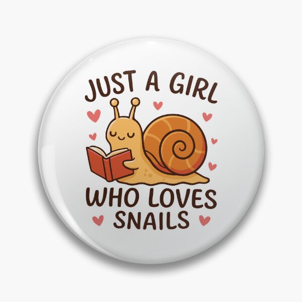 Item preview, Book Snail - Just a Girl Who Loves Snails designed and sold by Artful Paws.