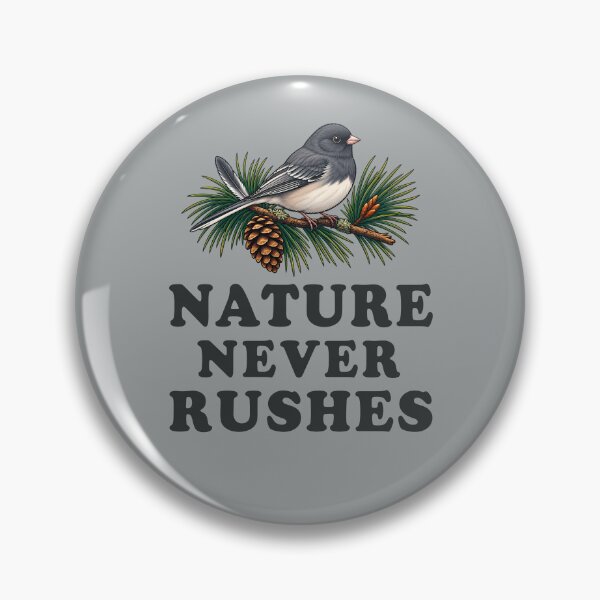 Item preview, Nature Never Rushes | Vintage Woodland Bird Design for Slow Living designed and sold by Mambila.