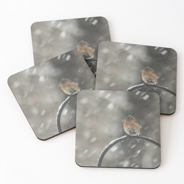 Item preview, Female Bluebird in Snow designed and sold by Perspective Wings.