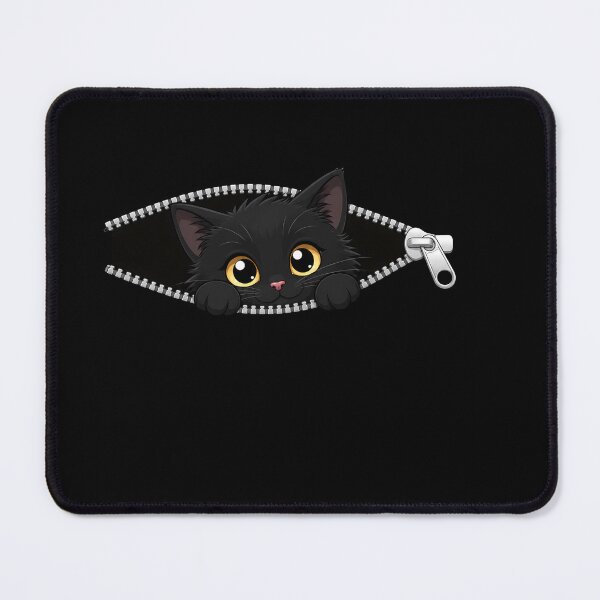 Item preview, Cute Kitten Peeking Zipper Cat Face designed and sold by M555888.