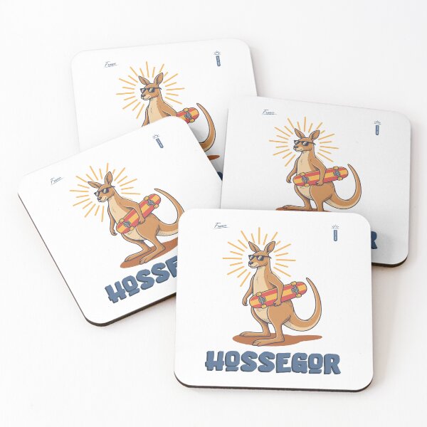 Item preview, Retro Skate Kangaroo France Hossegor designed and sold by NullSpacePrints.