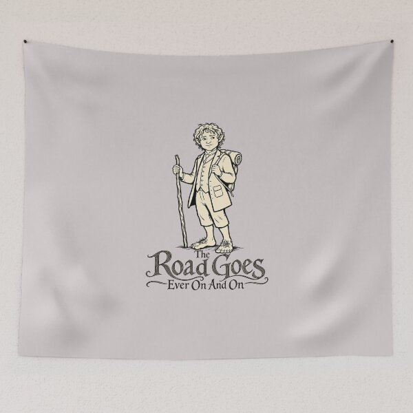 Item preview, The Hobbit - The Road goes ever on and on.... designed and sold by Presents For The Dead.