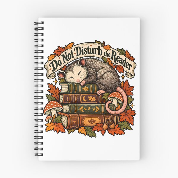 Item preview, Gift for Book Lover, Opossum Lover Gift, Bookworm Gift for Her, Cottagecore Gift, Reading Gift, Witchy Woodland Animal Shirt, Bookish Gift designed and sold by PRINYOS.