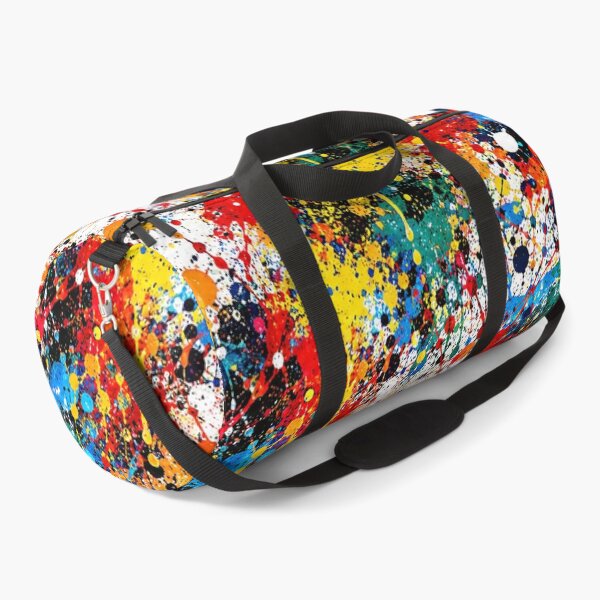 Item preview, Primary Spectrum Splatter Action Abstract Art designed and sold by THE SPLATTERED HAUS BY SAGE BANKS.