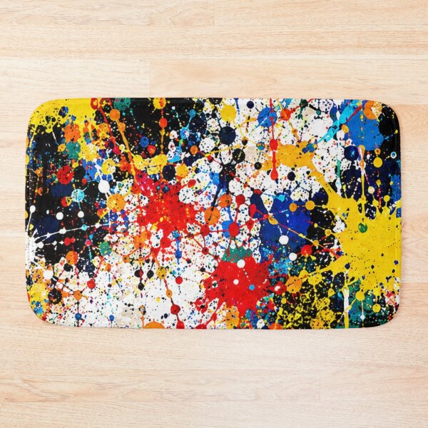 Item preview, Primary Spectrum Splatter Action Abstract Art designed and sold by THE SPLATTERED HAUS BY SAGE BANKS.