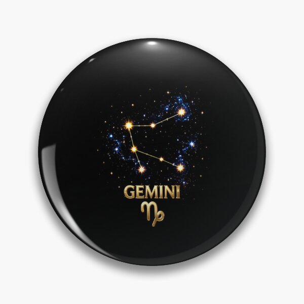 Item preview, Gemini Zodiac Constellation – Golden Stars & Celestial Astrology Design designed and sold by Classic Chaos Creations.
