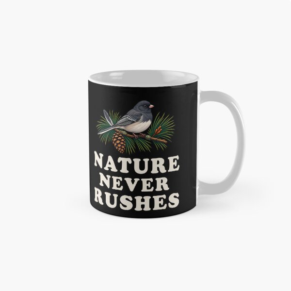 Item preview, Nature Never Rushes | Vintage Woodland Bird Design for Slow Living designed and sold by Mambila.