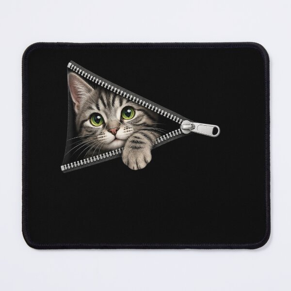 Item preview, Cute Kitten Peeking Zipper Cat Face designed and sold by M555888.