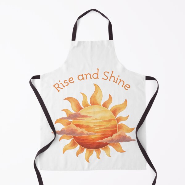 Item preview, Rise and Shine Watercolor Sun Sunset designed and sold by mycute-stickers.