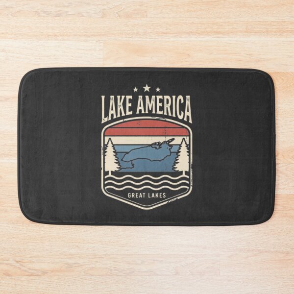 Item preview, Scenic Lake America Landscape Design with Patriotic Vibes designed and sold by shahroozj.
