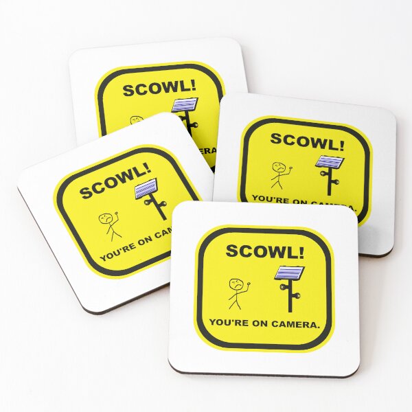Item preview, Scowl! You're on Camera. designed and sold by zettey crafts.