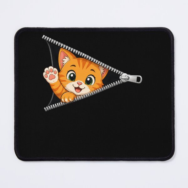 Item preview, Cute Kitten Peeking Zipper Cat Face designed and sold by M555888.