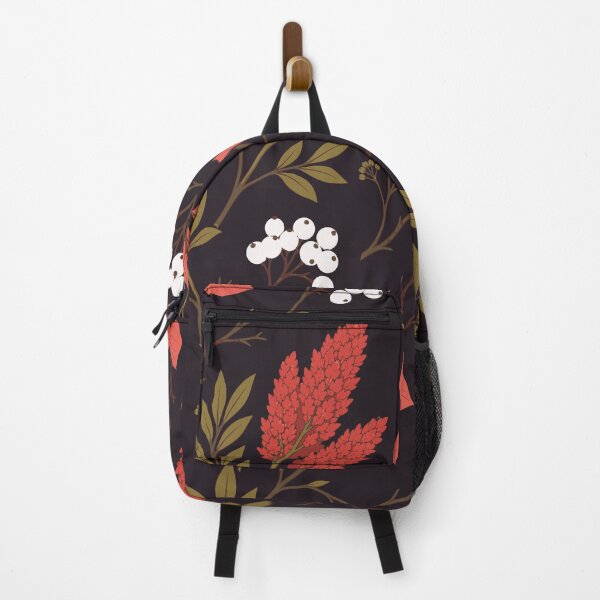 Item preview, Sumac and Dogwood Autumn Hedgerow Botanical Pattern designed and sold by BelievingCreate.