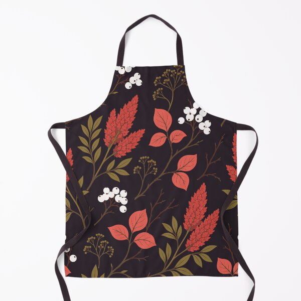 Item preview, Sumac and Dogwood Autumn Hedgerow Botanical Pattern designed and sold by BelievingCreates.