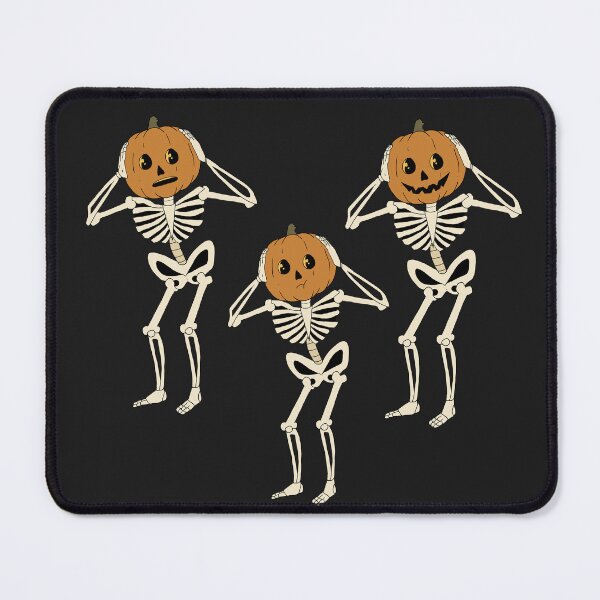 Item preview, Cute and Spooky Seasonal Pumpkin Skeleton T-shirt and sticker design  designed and sold by DearhoneyandArt.