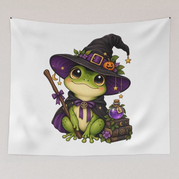 Item preview, Cute Frog Witch designed and sold by Shopex10.
