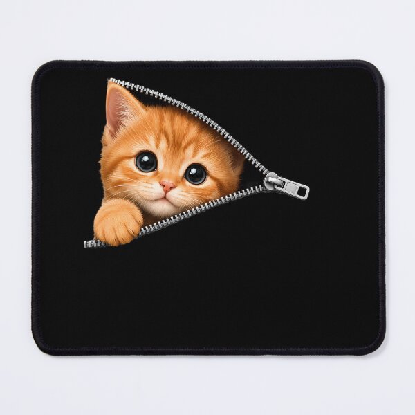 Item preview, Cute Kitten Peeking Zipper Cat Face designed and sold by M555888.