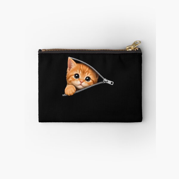 Item preview, Cute Kitten Peeking Zipper Cat Face designed and sold by M555888.