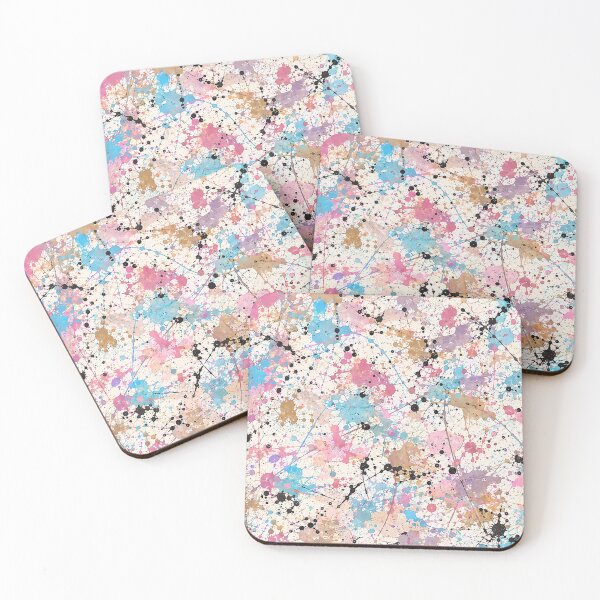 Item preview, Pastel Dream Splatter Action Abstract Art designed and sold by THE SPLATTERED HAUS BY SAGE BANKS.