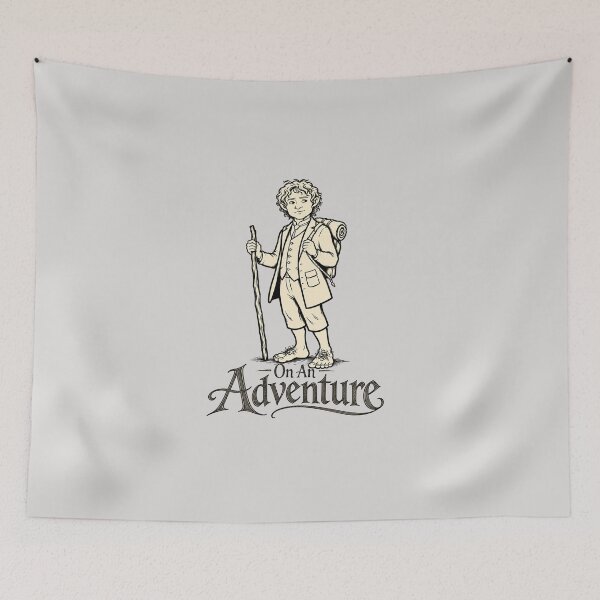 Item preview, The Hobbit - I'm going on and Adventure! designed and sold by Presents For The Dead.