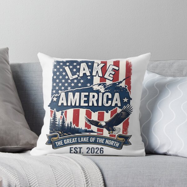 Item preview, Scenic Lake America Nature Landscape Illustration Design designed and sold by shahroozj.