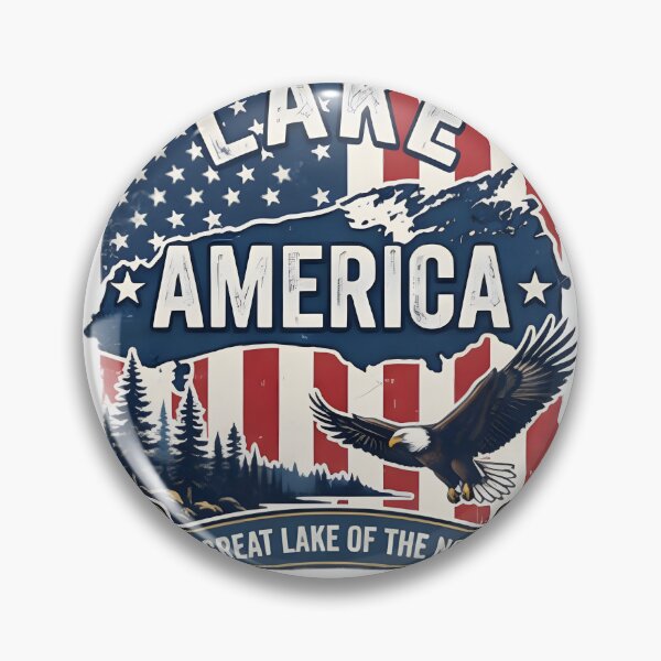 Item preview, Scenic Lake America Nature Landscape Illustration Design designed and sold by shahroozj.