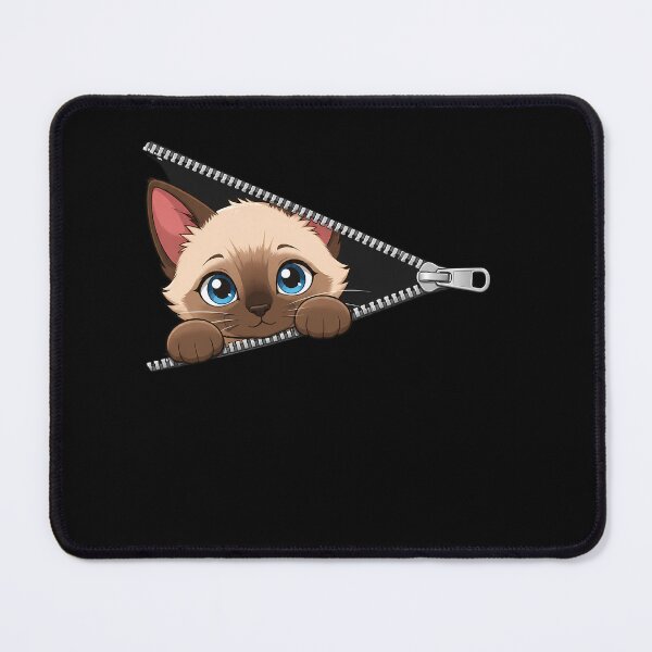 Item preview, Cute Kitten Peeking Zipper Cat Face designed and sold by M555888.
