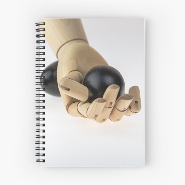 Item preview, Wooden Hand Holding Black Egg - Art designed and sold by photossmirnov.