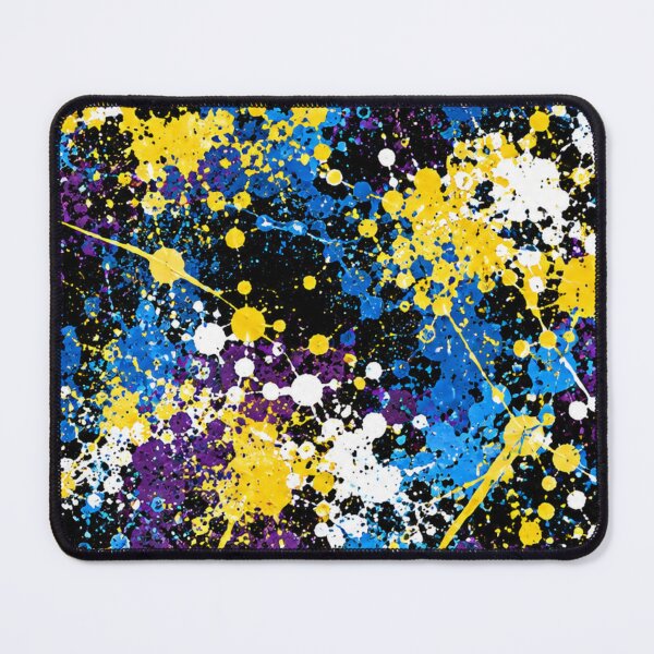 Item preview, Cosmic Night Splatter Action Abstract Art designed and sold by THE SPLATTERED HAUS BY SAGE BANKS.