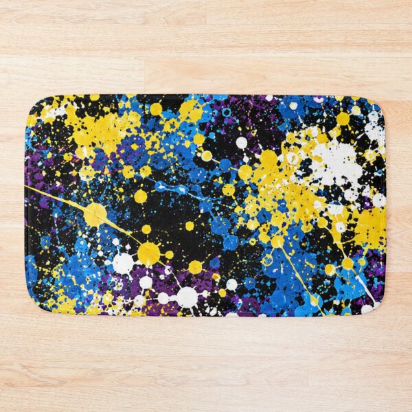 Item preview, Cosmic Night Splatter Action Abstract Art designed and sold by THE SPLATTERED HAUS BY SAGE BANKS.